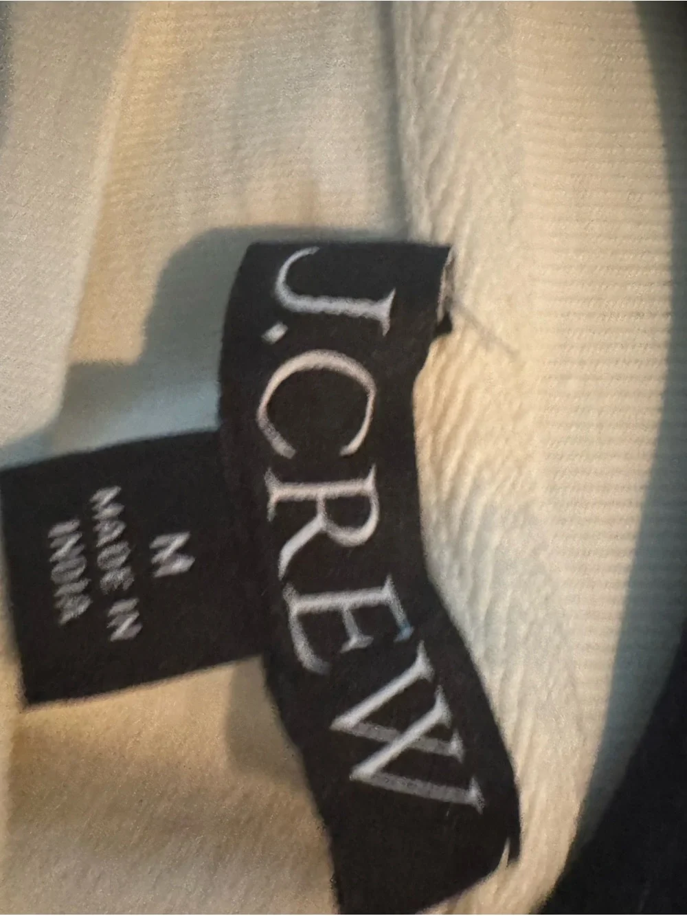 J. Crew Cream Eyelet-Trim Short Sleeve Top